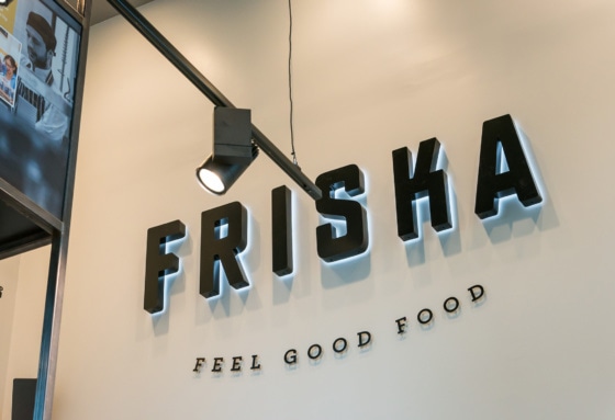 Friska - Backlit signage